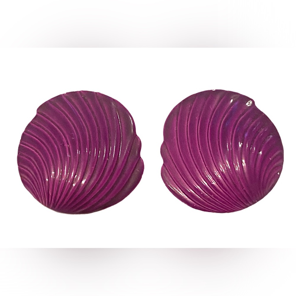 Vintage Purple Earrings